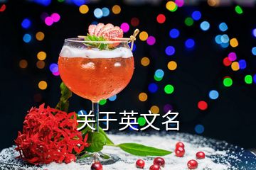 關于英文名