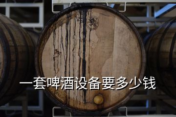 一套啤酒設備要多少錢