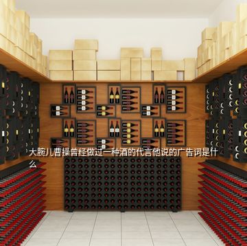 大腕兒曹操曾經做過一種酒的代言他說的廣告詞是什么