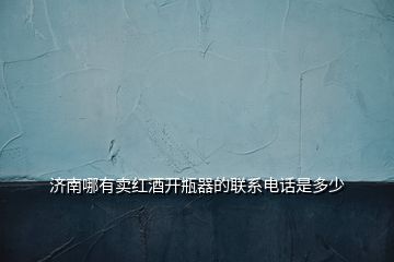 濟(jì)南哪有賣紅酒開瓶器的聯(lián)系電話是多少