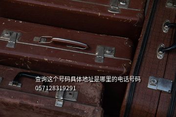 查詢這個(gè)號碼具體地址是哪里的電話號碼057128319291