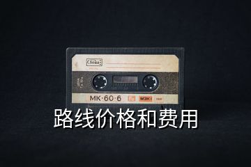 路線(xiàn)價(jià)格和費(fèi)用
