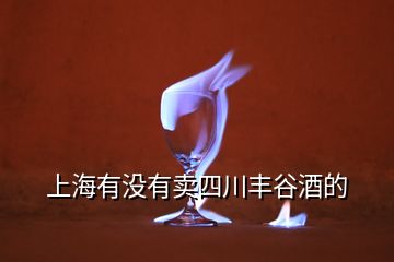 上海有沒(méi)有賣四川豐谷酒的