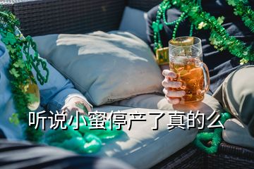 聽(tīng)說(shuō)小蜜停產(chǎn)了真的么