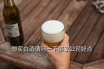 想買白酒請問一下那家公司好點