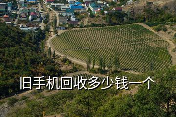 舊手機(jī)回收多少錢一個