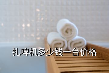 扎啤機(jī)多少錢一臺價(jià)格