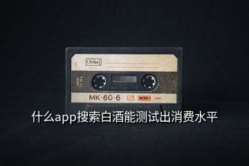 什么app搜索白酒能測(cè)試出消費(fèi)水平