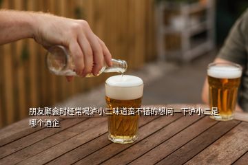 朋友聚會(huì)時(shí)經(jīng)常喝瀘小二味道蠻不錯(cuò)的想問一下瀘小二是哪個(gè)酒企
