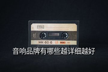 音響品牌有哪些越詳細(xì)越好