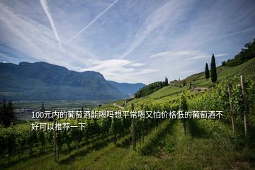 100元內(nèi)的葡萄酒能喝嗎想平常喝又怕價格低的葡萄酒不好可以推薦一下
