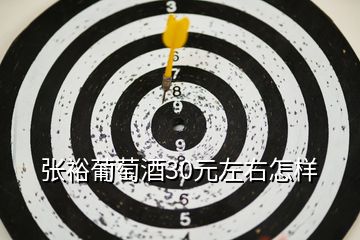 張裕葡萄酒30元左右怎樣