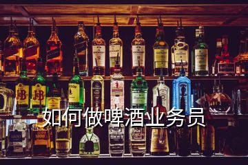 如何做啤酒業(yè)務員