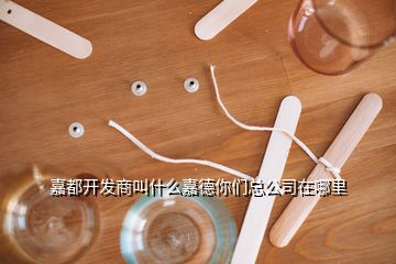 嘉都開發(fā)商叫什么嘉德你們總公司在哪里