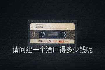 請(qǐng)問(wèn)建一個(gè)酒廠得多少錢呢