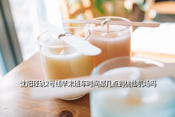 沈陽輕軌2號線早末班車時間都幾點到桃仙機場嗎