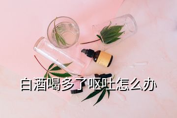 白酒喝多了嘔吐怎么辦