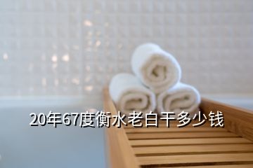 20年67度衡水老白干多少錢