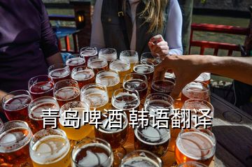 青島啤酒 韓語(yǔ)翻譯