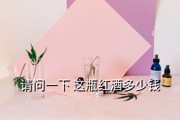 請(qǐng)問(wèn)一下 這瓶紅酒多少錢(qián)