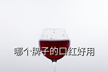 哪個(gè)牌子的口紅好用