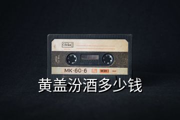 黃蓋汾酒多少錢(qián)