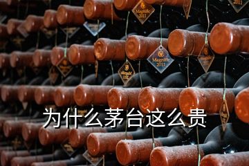 為什么茅臺這么貴