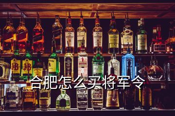 合肥怎么買(mǎi)將軍令