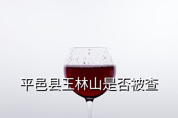 平邑縣王林山是否被查