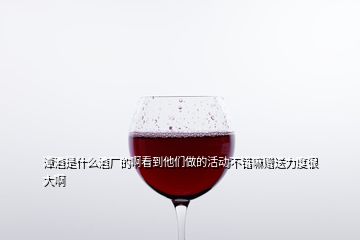 潭酒是什么酒廠的啊看到他們做的活動不錯嘛贈送力度很大啊