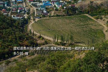 誰知道貴州有個酒廠出的 儒家風范 12瓶一箱的酒怎么樣多少錢  搜