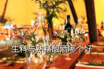 生料與熟料釀酒哪個好