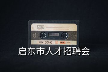 啟東市人才招聘會(huì)