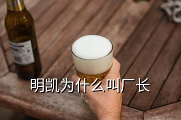 明凱為什么叫廠長(zhǎng)
