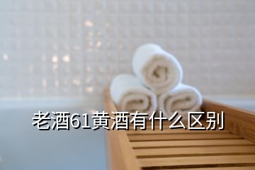 老酒61黃酒有什么區(qū)別
