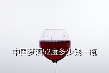 中國(guó)夢(mèng)酒52度多少錢一瓶