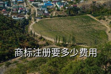 商標注冊要多少費用