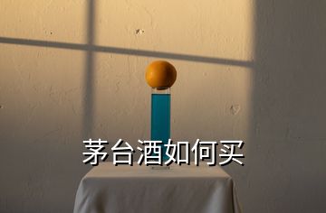 茅臺(tái)酒如何買