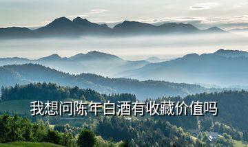 我想問(wèn)陳年白酒有收藏價(jià)值嗎