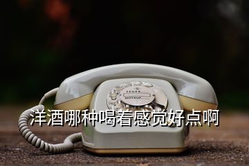 洋酒哪種喝著感覺(jué)好點(diǎn)啊