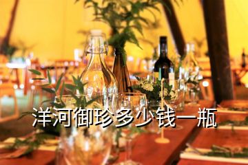 洋河御珍多少錢一瓶