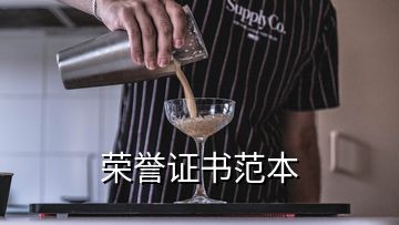 榮譽(yù)證書(shū)范本