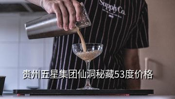 貴州五星集團仙洞秘藏53度價格