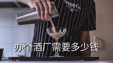 辦個(gè)酒廠需要多少錢