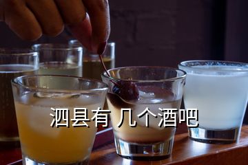 泗縣有 幾個酒吧