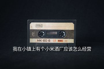 我在小鎮(zhèn)上有個小米酒廠應(yīng)該怎么經(jīng)營
