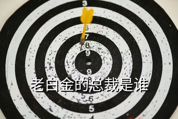 老白金的總裁是誰