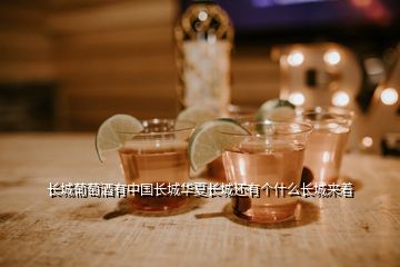 長(zhǎng)城葡萄酒有中國(guó)長(zhǎng)城華夏長(zhǎng)城還有個(gè)什么長(zhǎng)城來著