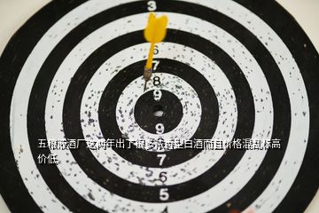 五糧液酒廠這兩年出了很多濃香型白酒而且價格混亂標高價低