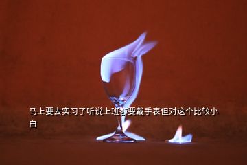 馬上要去實(shí)習(xí)了聽說上班都要戴手表但對這個比較小白